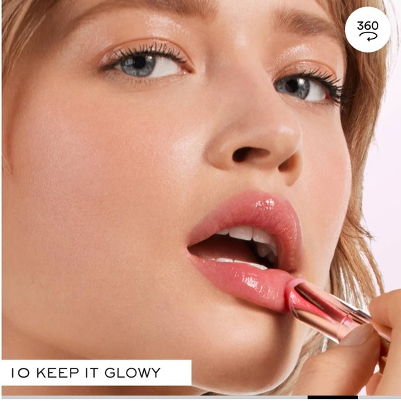 Lancome LIP IDÔLE SQUALANE-12 BUTTERGLOW HYDRATING LIP BALM in Keep it Glowy - Picture 7 of 9